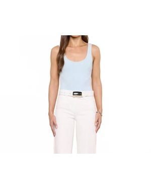L'Agence Nica Tank Bodysuit - Blue