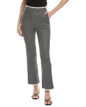 WeWoreWhat Crop Straight Pant - Gray