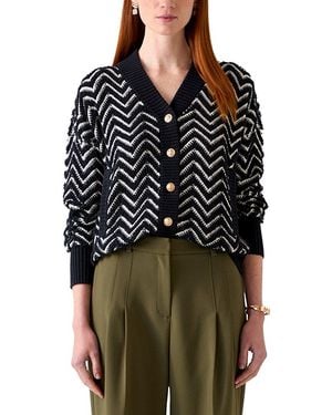 LK Bennett Dakota Wool-Blend Cardigan - Black