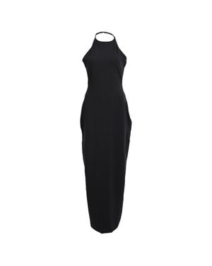 The Row Coralia Halterneck Maxi Dress - Black