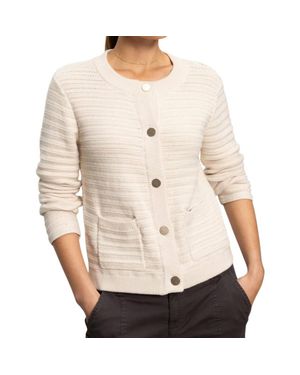 Sanctuary Pointelle Knitted Jacket - Natural