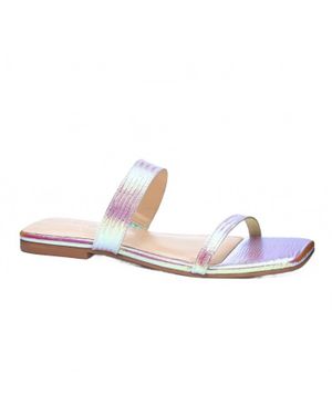 Chinese Laundry Deana Leather Slide Sandal - White