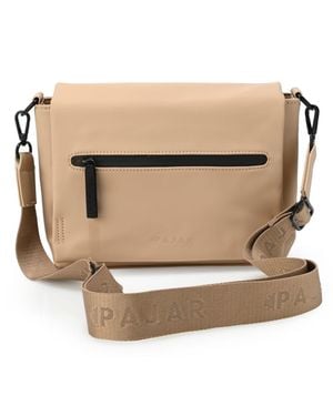 Pajar "Jiro" Flap Shoulder Crossbody Bag - Natural
