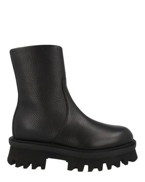 Ferragamo Klem Combat Boots - Black