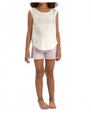 Sol Angeles Cotton Raw Hem Shorts - White