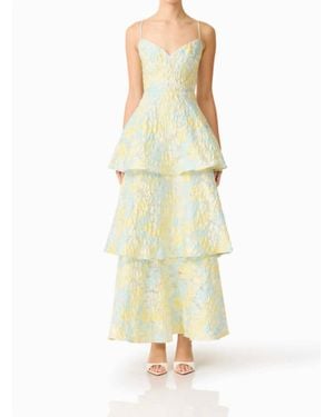 Elliatt Penelope Tiered Gown - Yellow