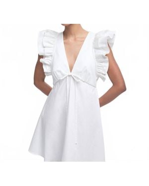 Kika Vargas Nola Mini Dress - White
