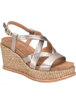 Söfft Devyn Wedge Sandals - Metallic