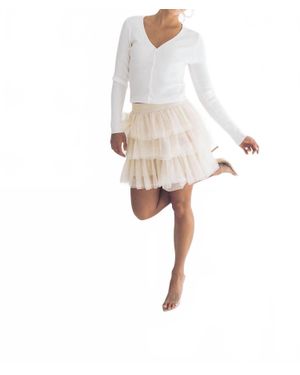 falcon park Sema Cardigan - White