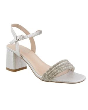 De Blossom Collection Kenia Block Heel - Gray