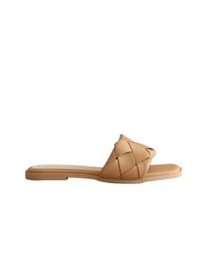 Oasis Society Darla Woven Slide Sandal - White