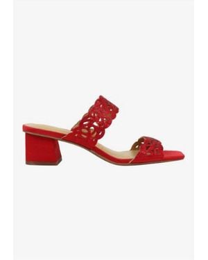 J. Reneé Keetana Slip On Sandals - Red