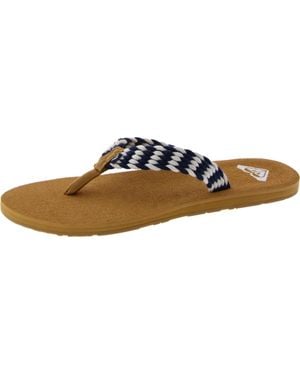 Roxy Porto Iii Slip On Flats Flip-Flops - Brown