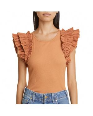 Ulla Johnson Lilo Top - Orange