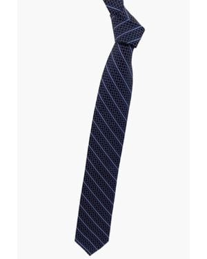 Robert Talbott Stripe Best Of Class Woven Silk Tie - Blue