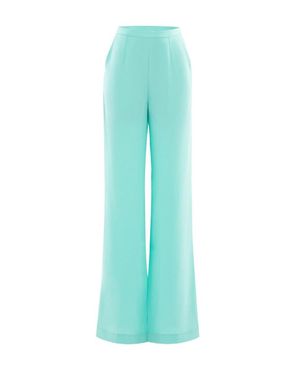 Saiid Kobeisy Floral Tailored Pants - Blue