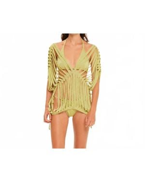 Kourbela Sunshine Nest Knit Blouse - Yellow