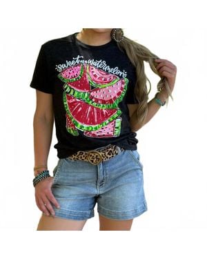 Texas True Threads Sweet As A Watermelon Tee - Black