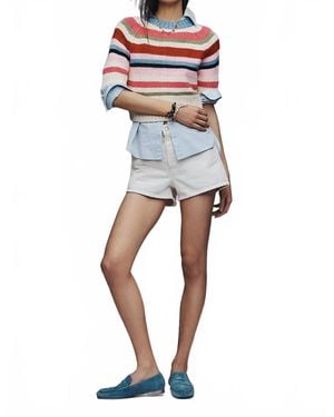 Raisonnel Acorn Court Striped Sweater - Blue