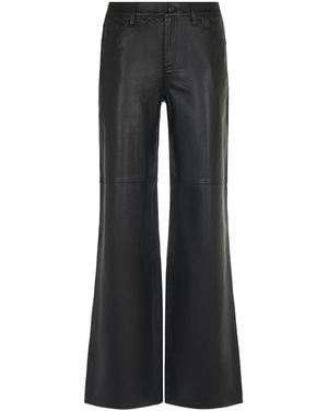 パンツ Michael Michael Kors Black Leather Pants Leather Pants | Michael Kors [US]