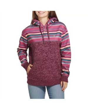 Hooey Jimmy Serape Hoodie - Red