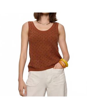 Sanctuary Dune Studded Tank Top - Brown