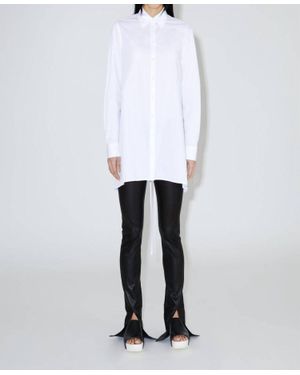 Rosetta Getty Cape Back Apron Shirt - White