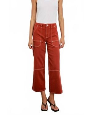 Rails Silverado Wide Leg Jean - Red