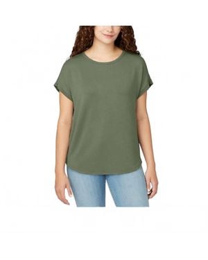 Buffalo David Bitton Short Sleeve Crewneck Top - Green
