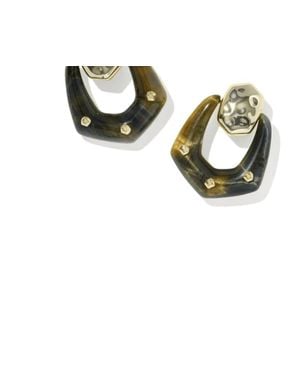 Kendra Scott Embry Open Frame Earrings - Black