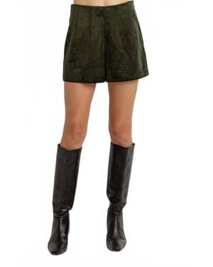 Sundays Suede Jasper Shorts - Black