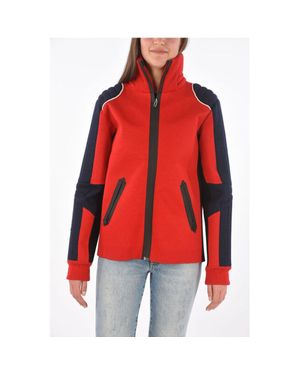 Maison Margiela Mm0 Turtleneck Jacket With Zip Closure - Red