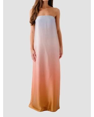 SABLYN Arden Strapless Ombre Maxi Dress - Pink