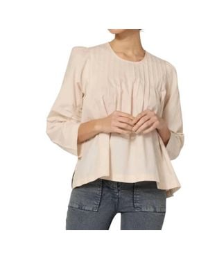 Cleobella Penny Pin Tuck Top - Natural