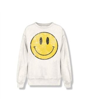Prince Peter Kid's Happy Face Sweater - Gray
