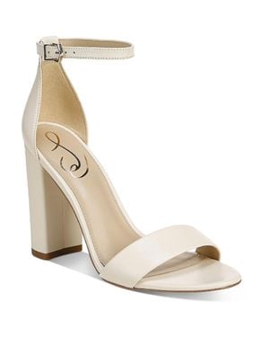 Sam Edelman Yaro Block Heel Evening Sandals - Metallic