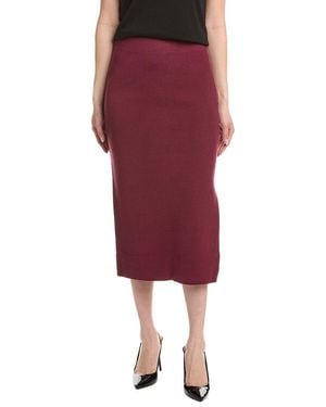 Joseph Ribkoff Midi Skirt - Red