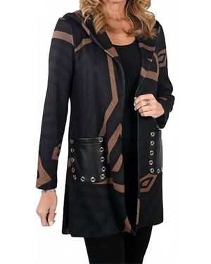 FRANK LYMAN Knit Cover-Up - Black