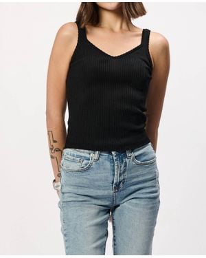 Another Love Riri Tank Top - Black