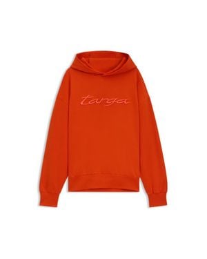 BOSS Porsche X Hoodie With Targa Logo - Orange