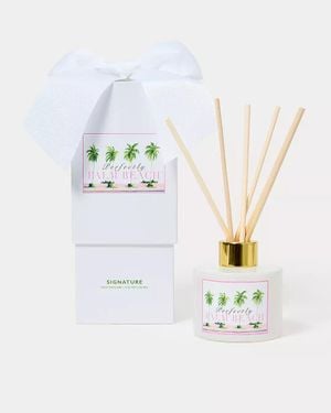 Lilly Pulitzer Signature Perfectly Palm Beach Diffuser - White