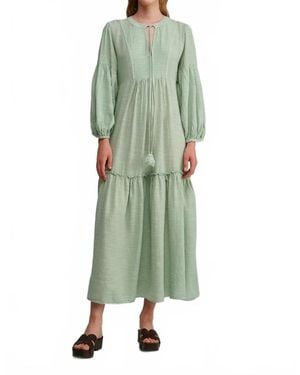 Pearl & Caviar Greta Maxi Dress - Green