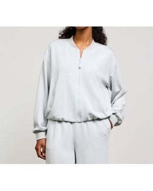 Skies Are Blue Murphy Scuba Jacket - Gray