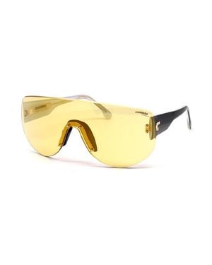 Carrera Sunglasses Shield Rimless, Frame And Mirror Lens Flaglab1204Cwet - Yellow