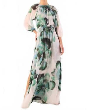 MISA Los Angles Perdita Maxi Dress - Green
