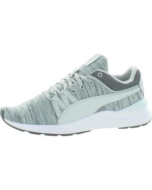 PUMA Adela Knit Speckle Fitness Gym Running Shoes - Blue