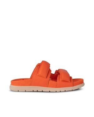Woden Lisa Leather Sandal - Orange