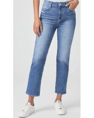PAIGE Sarah Straight Ankle Jeans - Blue