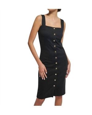 Nation Ltd Claude Sleeveless Midi Dress - Black