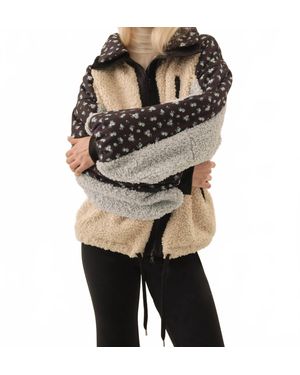 For Love & Lemons Maisie Collared Jacket - Gray